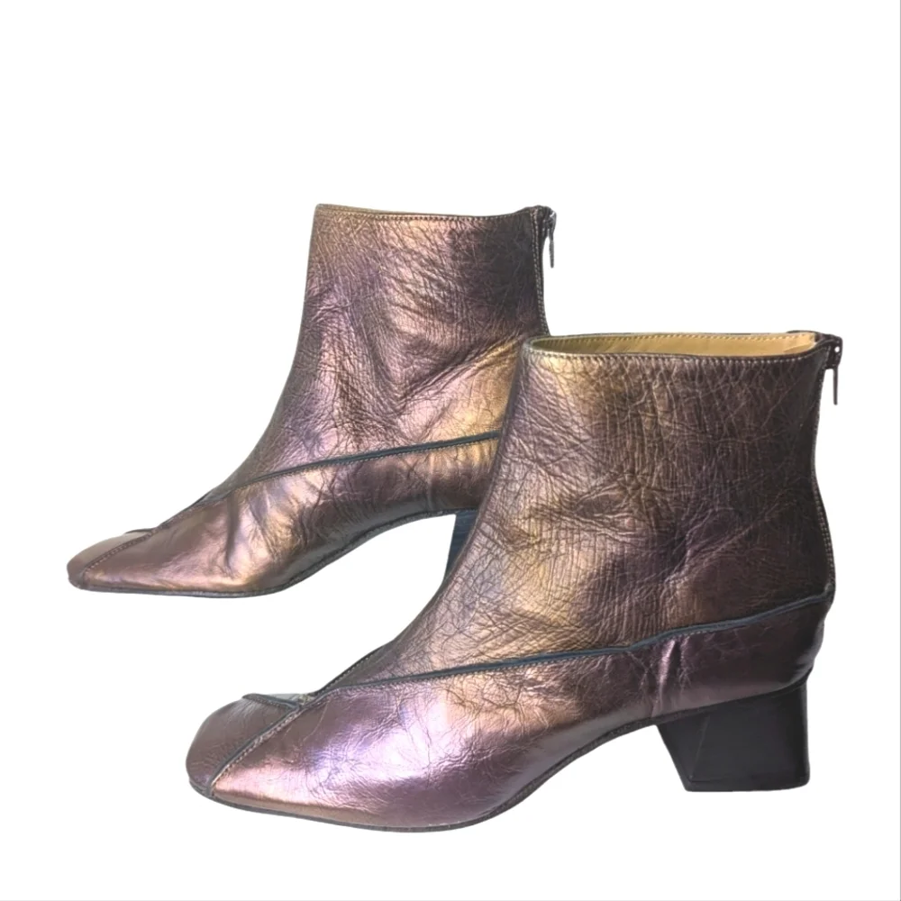 Unity in Diversity GROSETTO Italian Boots in Cheope Violet - Sz 39.... US 9